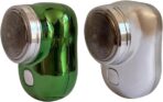 Pack of 2X Model Mini Dual-Head Electric Shaver Pocket Shaver USB Mini Shavers for Men Washable Head Razor Rechargeable- Random Color