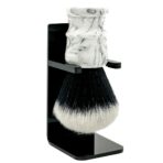 Safety Razor,  Ultra Soft Synthetic Shaving Brush with Stand