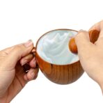 Shaving Brush Set Pure Badger Hair Shaving Brush with Solid Wood Handle and Wooden Shaving Soap Bowl for Men Easy to Lather Fits Wet Shaving… - Image 2