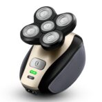 Bald Shavers for Men -  Upgrade 5-in-1 Electric Head Shavers for Bald Men, 100% Waterproof Cordless Razor, Wet/Dry Shaving, 5 Dual Track Heads, Mess-Free Hair Capture